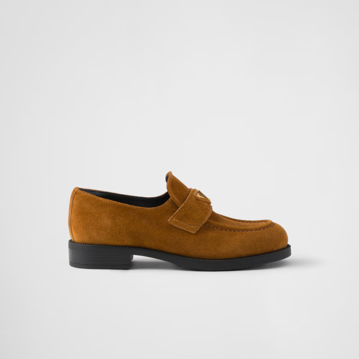 Suede loafers Cognac Leather