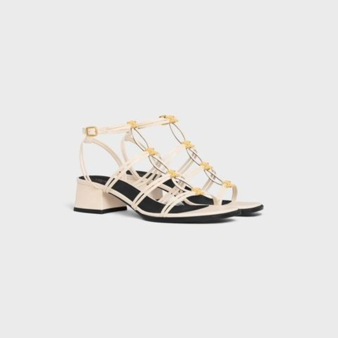 CLEMENCE MULTI TRIOMPHE SANDAL in LAMBSKIN