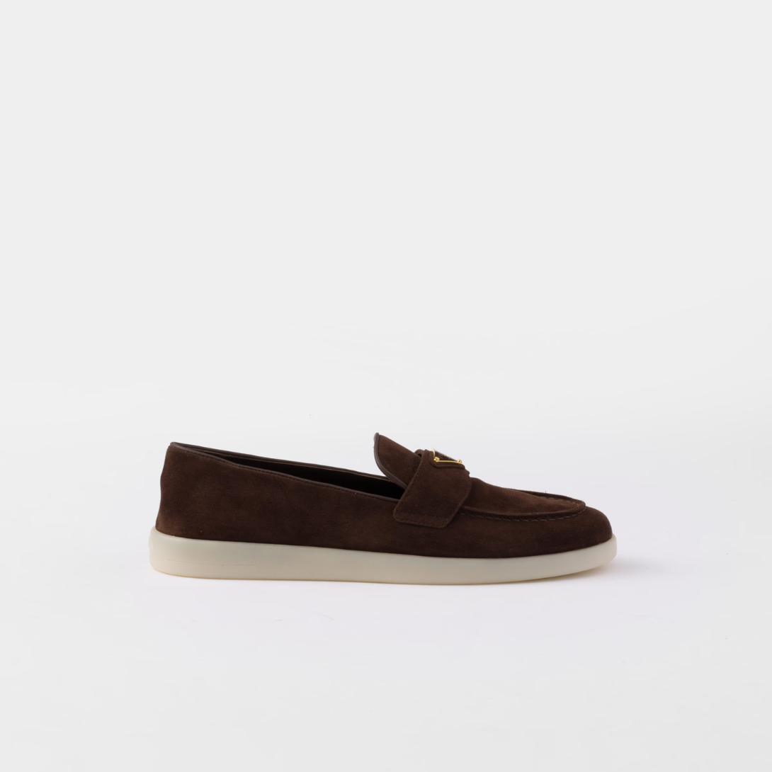 Suede loafers