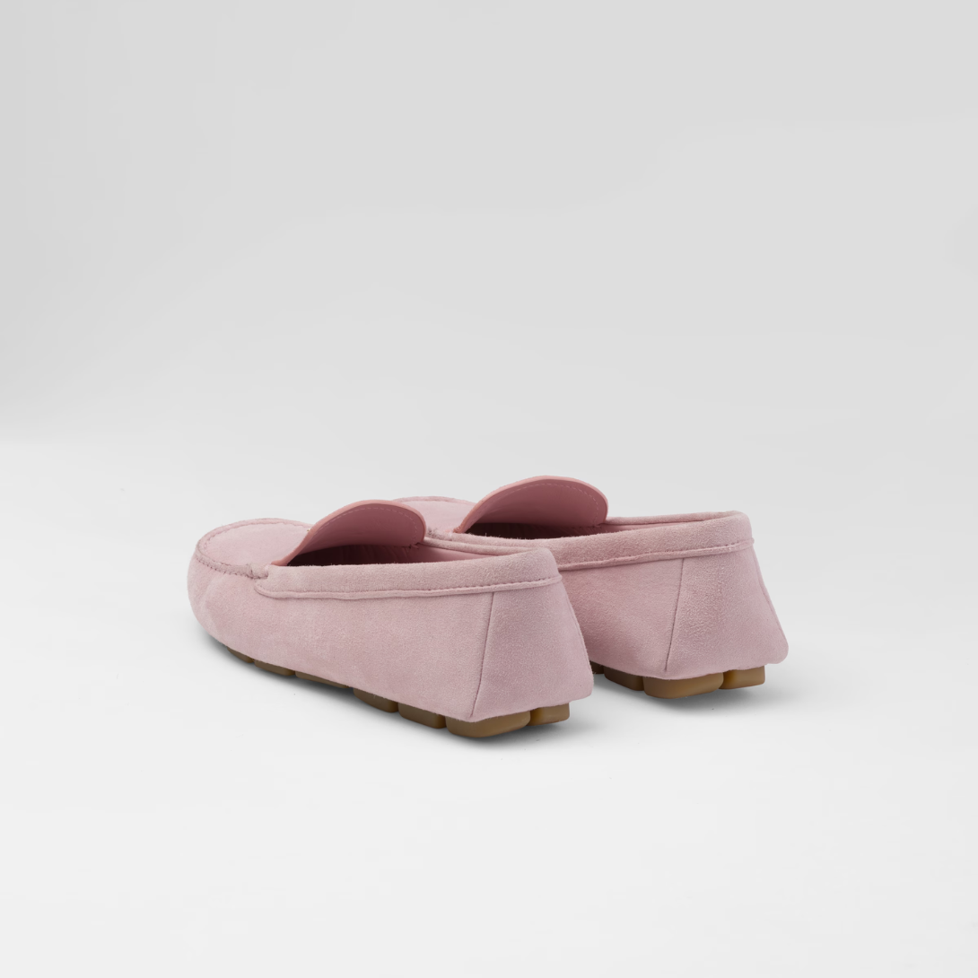 Suede driving loafers