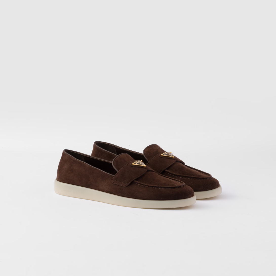 Suede loafers