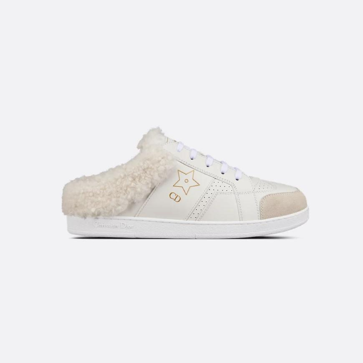 Star Sneaker Calfskin Shearling