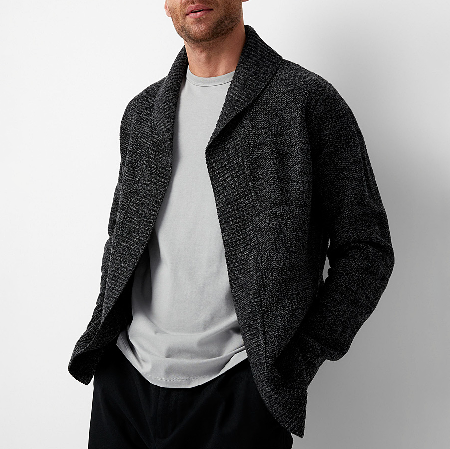 BRACIANNO 100% VIRGIN WOOL CARDIGAN