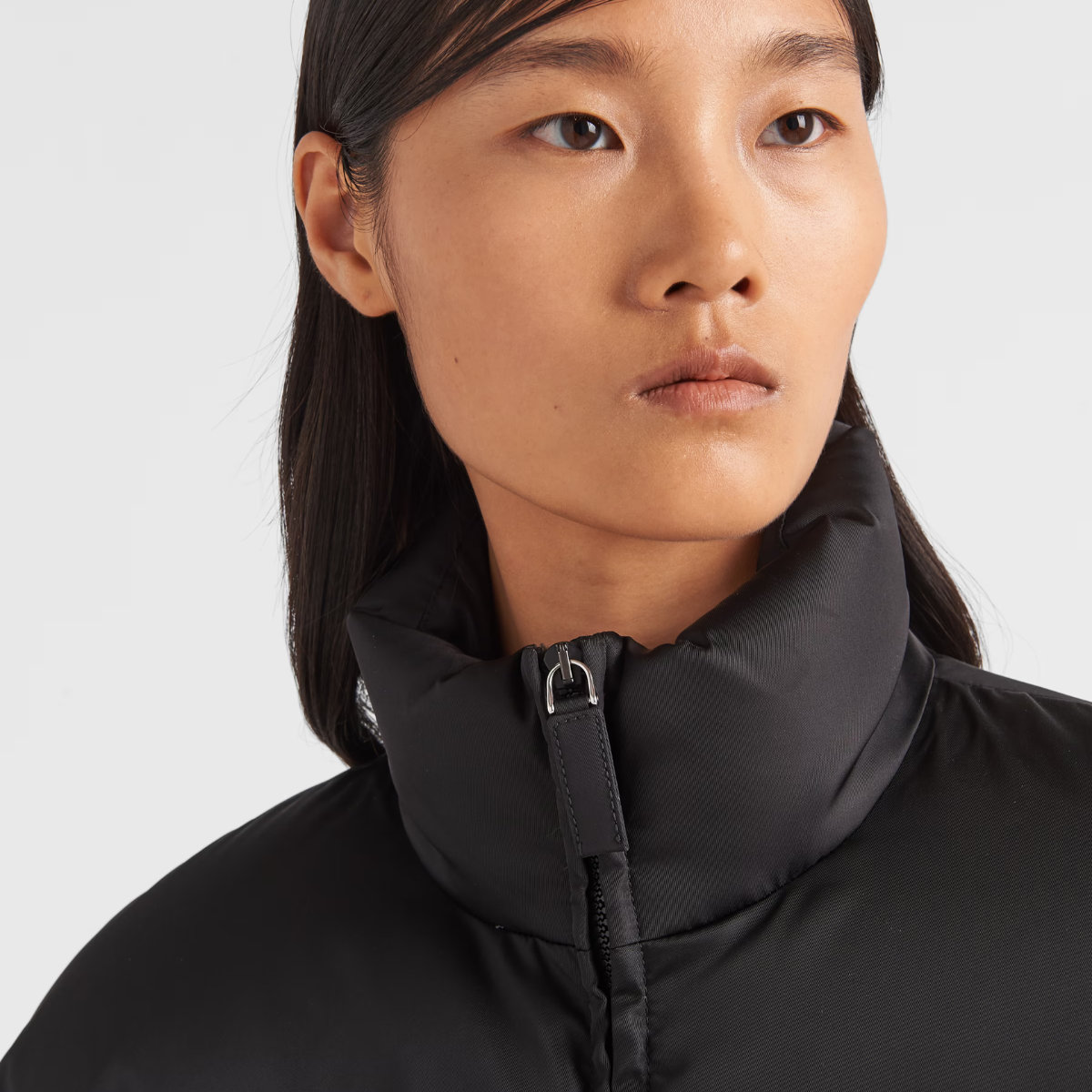 Re-Nylon Gabardine down jacket