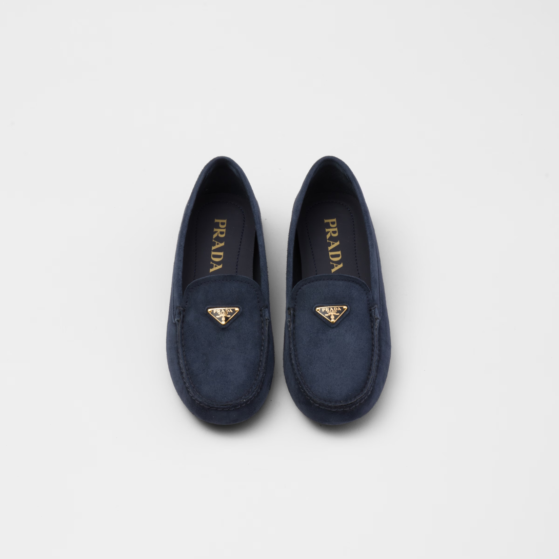 Suede driving loafers