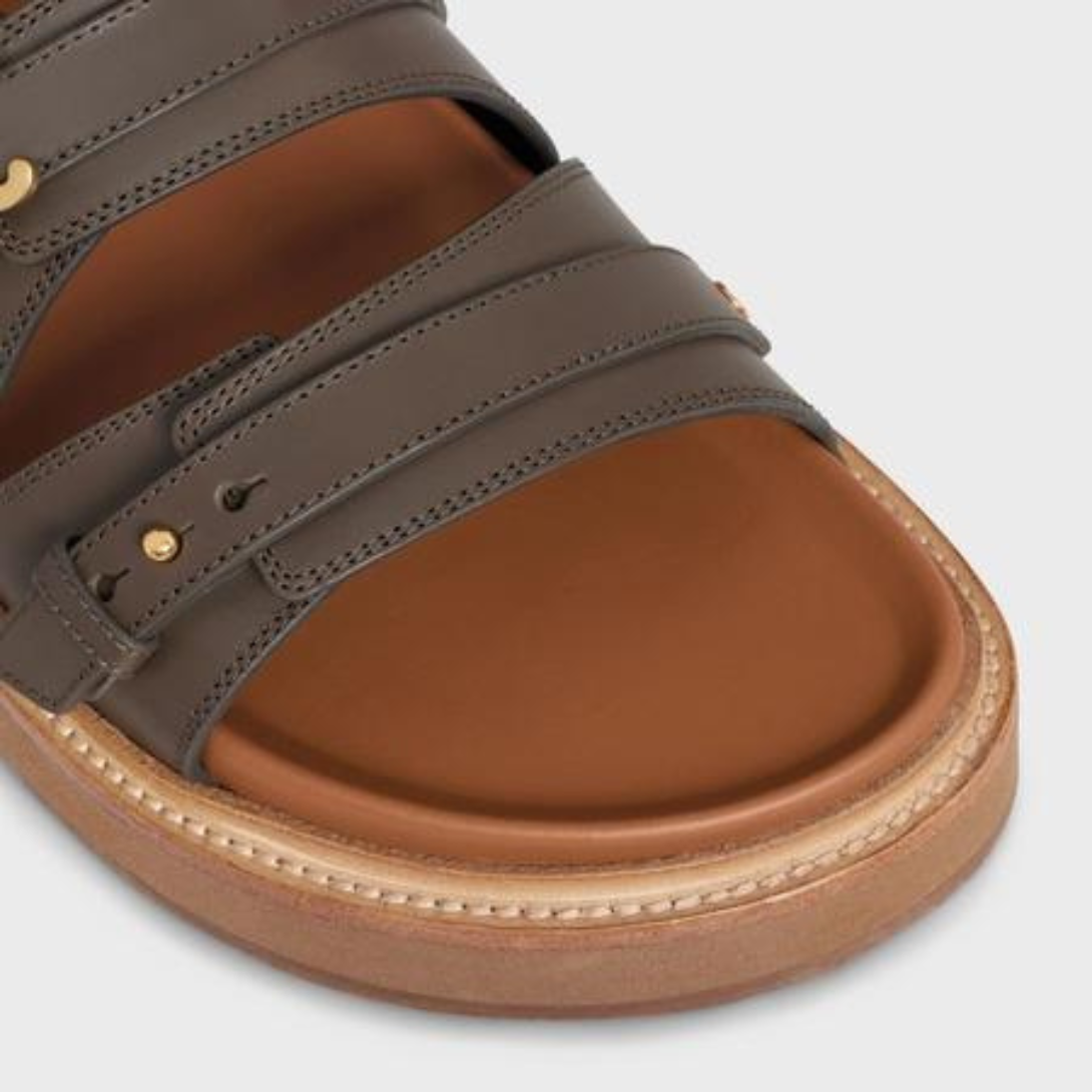 TIPPI TRIOMPHE SANDAL in CALFSKIN - VÉGÉTAL TANNING