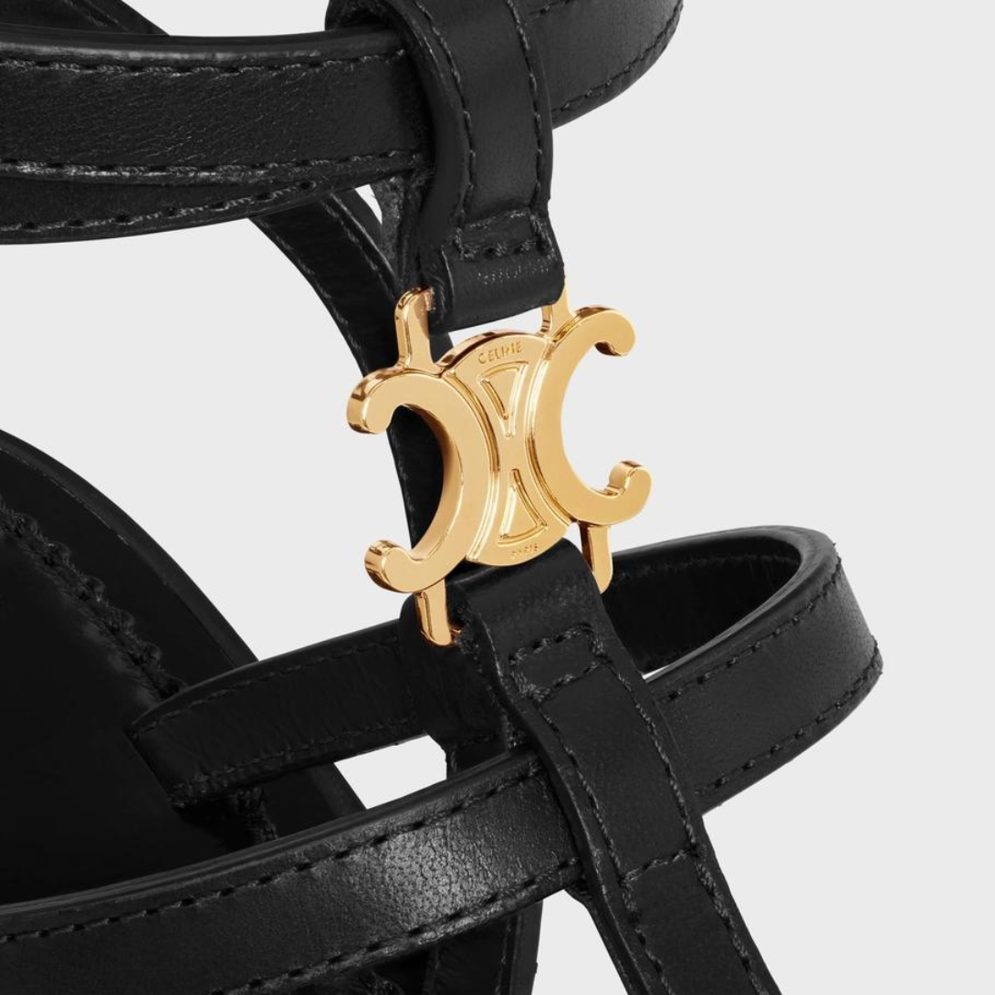 CLEA TRIOMPHE STRAPPY SANDAL in CALFSKIN - VEGETAL TANNING