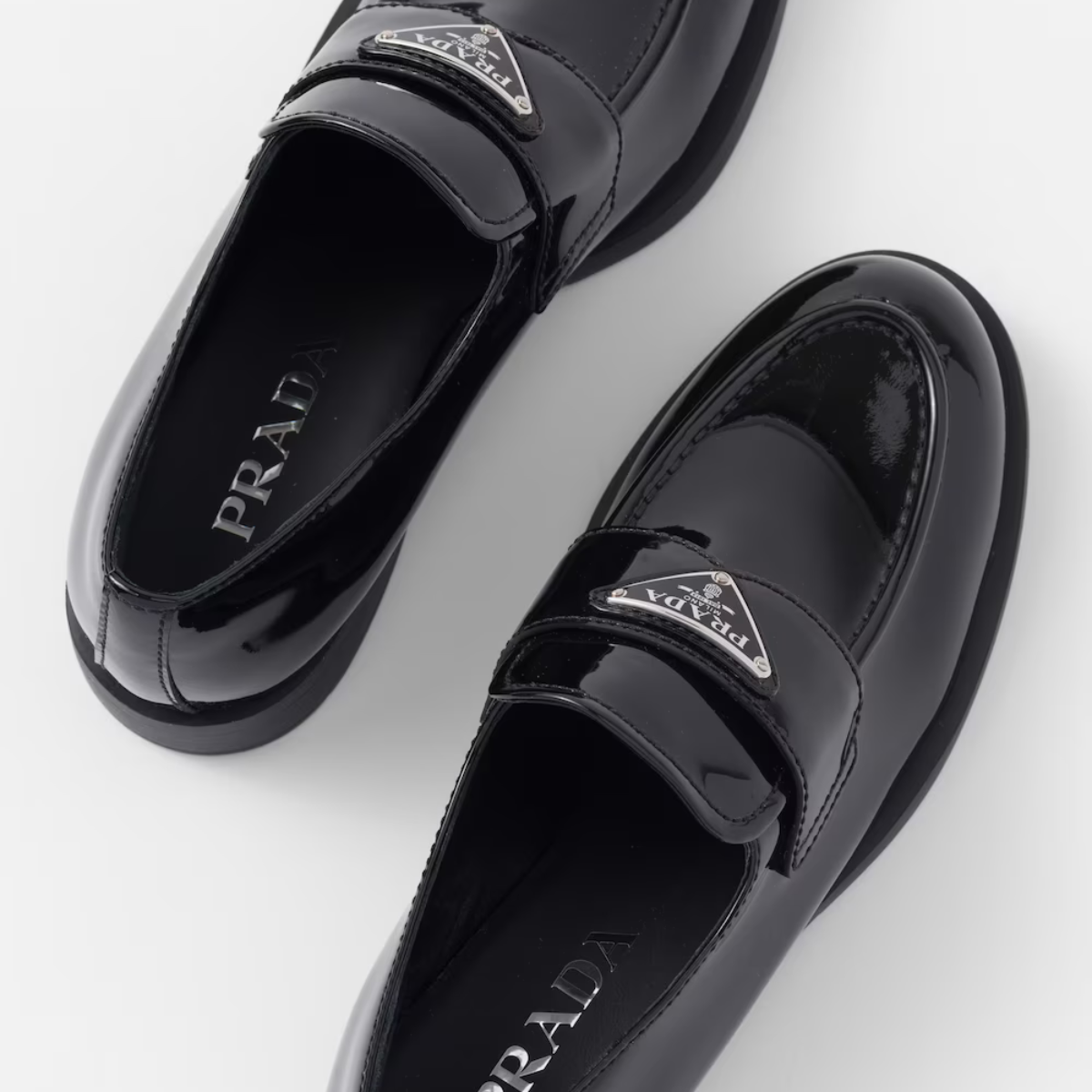 Patent Glossy Finish leather loafers