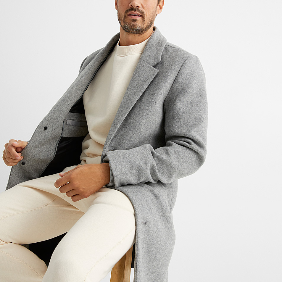 KENT DEVOÎR PRESTIGE WOOL OVERCOAT