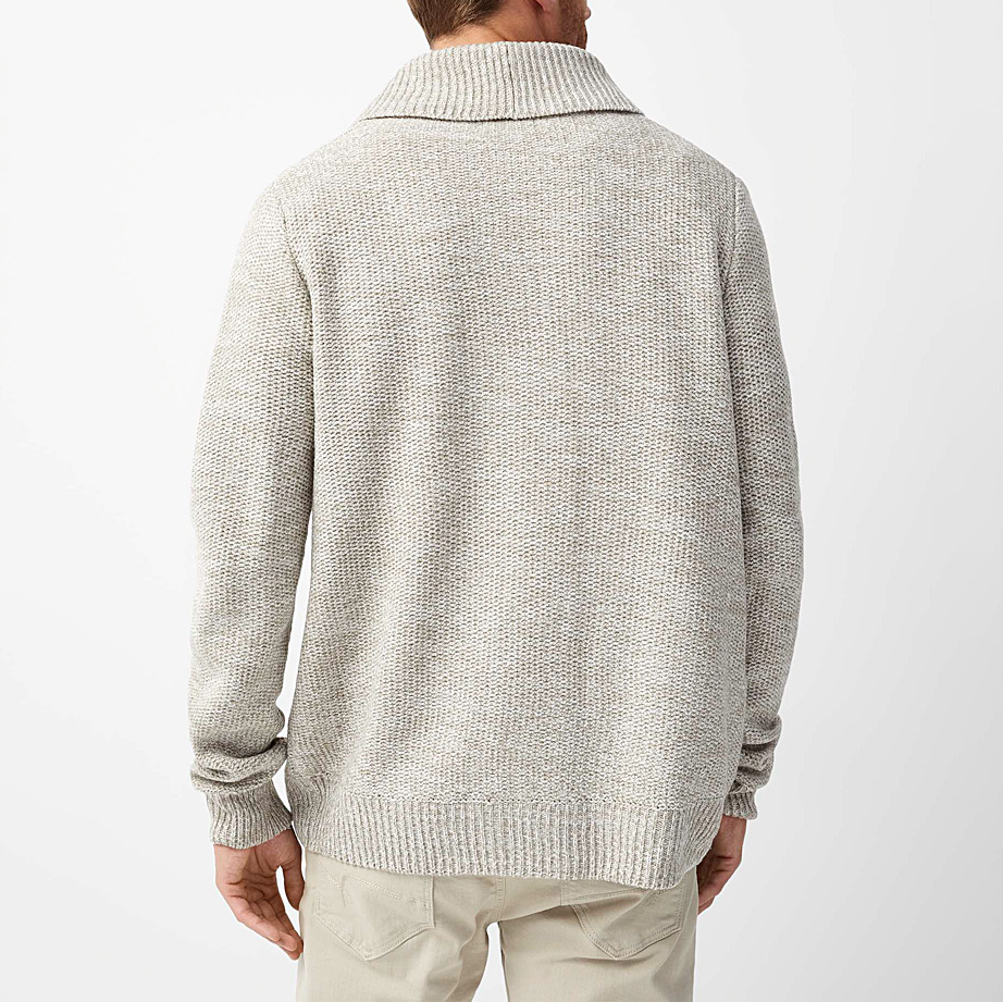 BRACIANNO 100% VIRGIN WOOL CARDIGAN