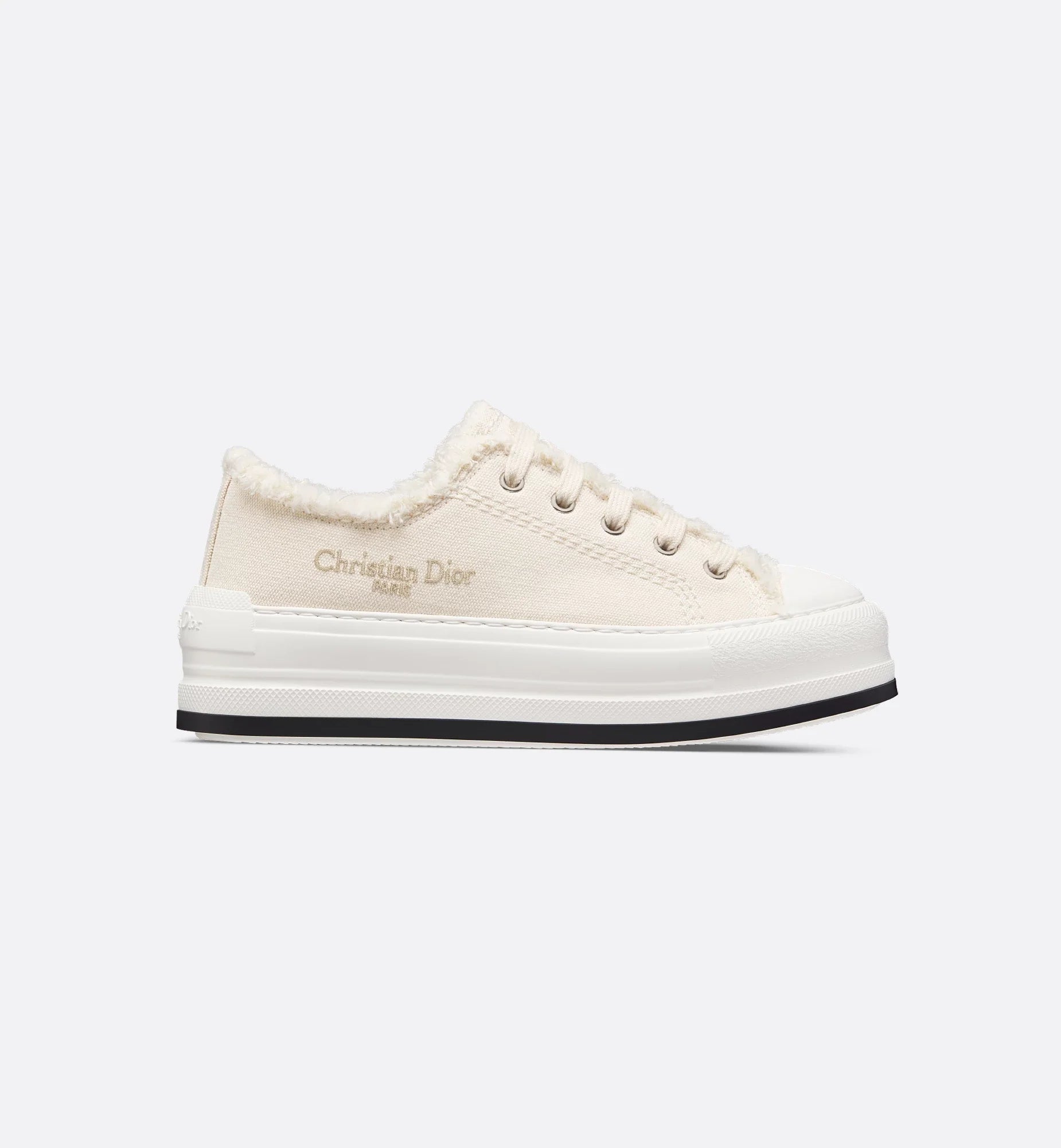 Walk'n' Platform Cotton Canvas Sneaker