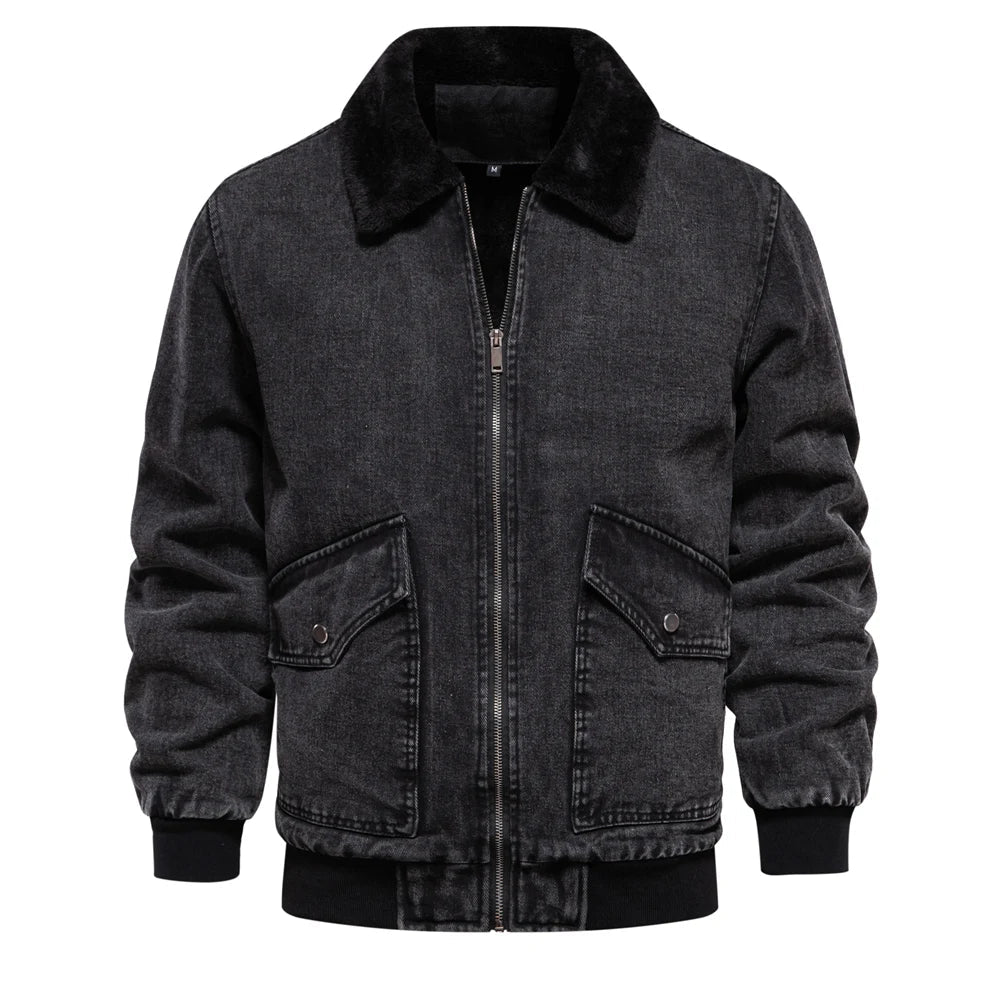 ROCKFELLA SHERPA EDGE DENIM JACKET