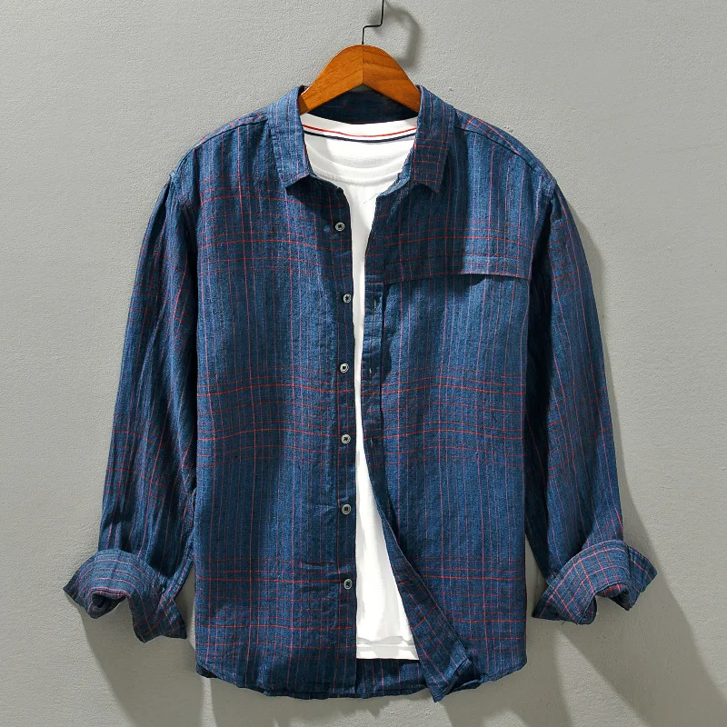 VINZÉNCIO PINSTRIPE FLANNEL SHIRT