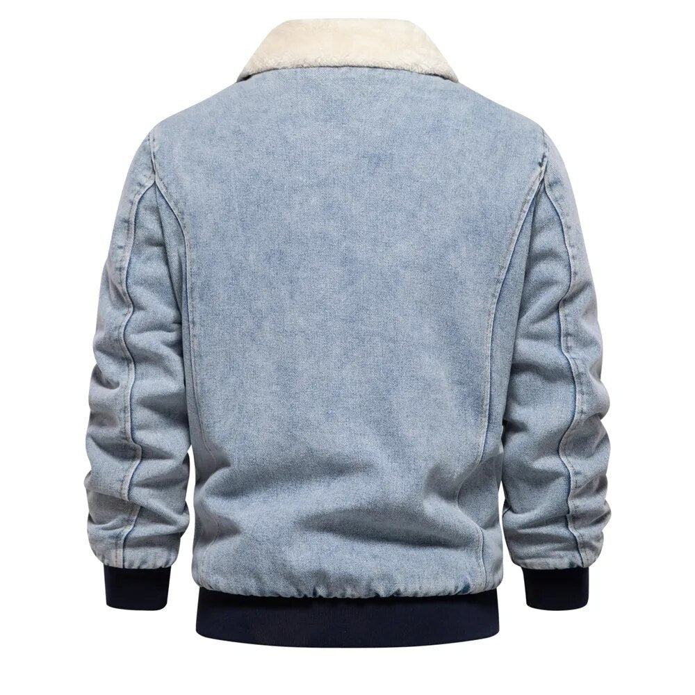 ROCKFELLA SHERPA EDGE DENIM JACKET