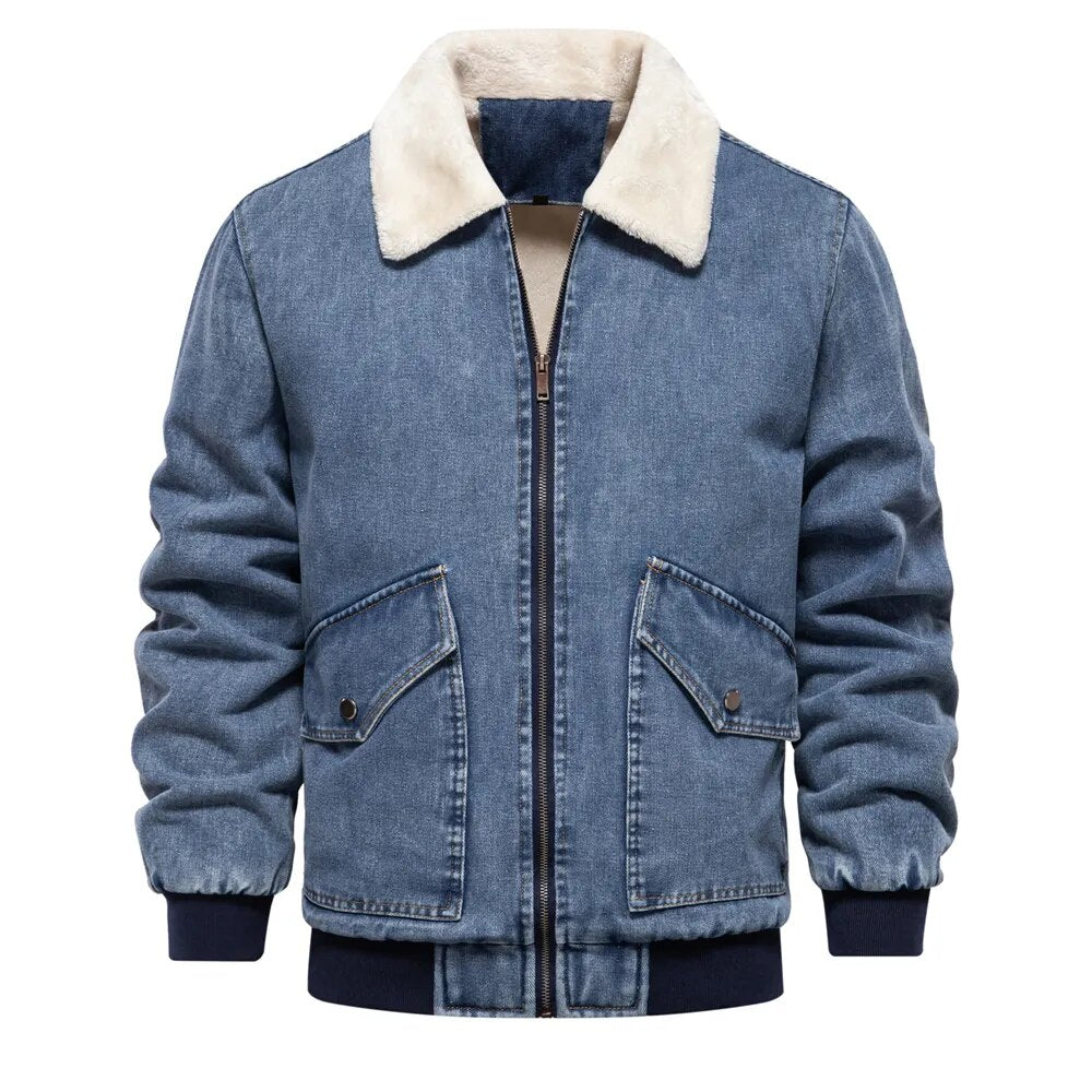 ROCKFELLA SHERPA EDGE DENIM JACKET