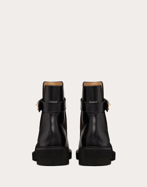 VLOGO LOCKER CALFSKIN ANKLE BOOT 40MM