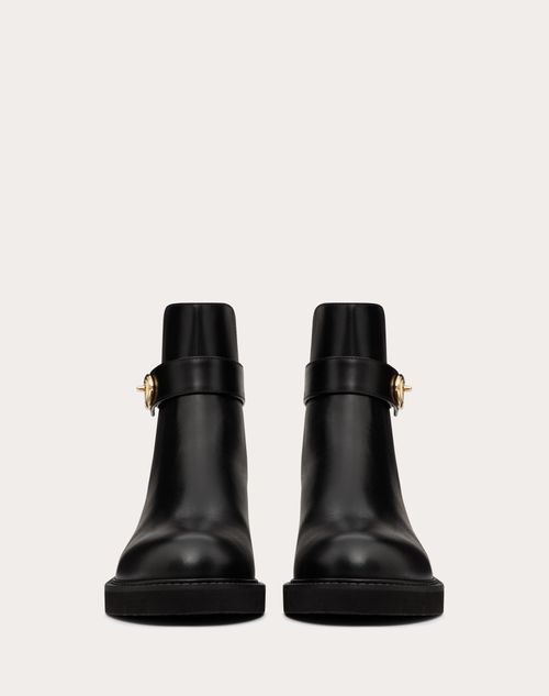 VLOGO LOCKER CALFSKIN ANKLE BOOT 40MM