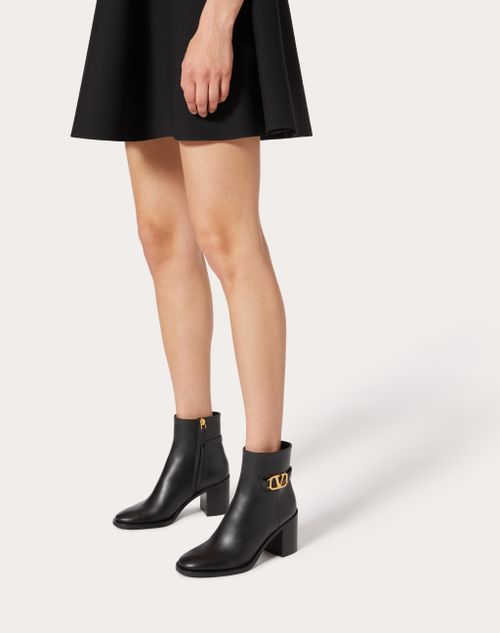 VLOGO SIGNATURE CALFSKIN ANKLE BOOT 75MM