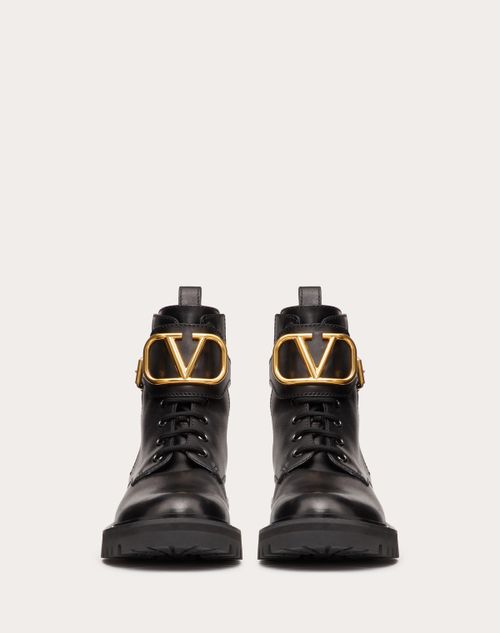 VLOGO SIGNATURE CALFSKIN COMBAT BOOT 35MM / .8 IN.